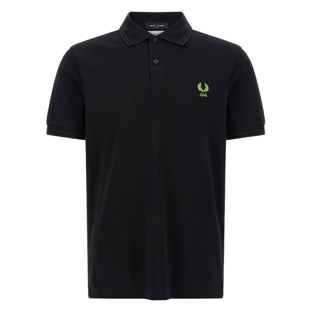 Comme Des Garçons Bicolor Cotton Polo Men's Shirt